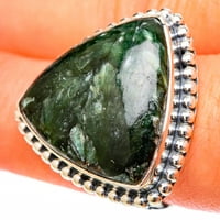 Velika serafinite prsten veličine 7. - Ručno rađena boho vintage nakit zvona122540