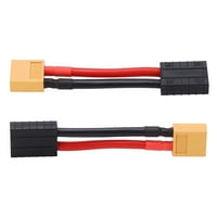 Mgaxyff RC žensko to xt60, RC žensko za XT 12AWG kabel, RC žensko za XT kabel Mekani silikonski visoki