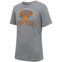 Unise stadion Essentials Heather Grey New York Knicks Rodna majica