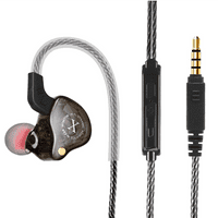 Urban i PRO dinamički hibridni dvostruki vozač u slušalicama za muzičare u ušima sa kablom bez uši u