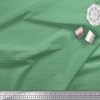 Soimoi Green Heavy Canvas Tkaninski dijamant Geometrijski tkanini otisci sa dvorištem širom
