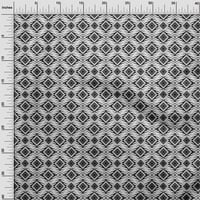 Onuone poliester Spande tamno siva tkanina apstraktna geometrijska šivaća tkanina od dvorišta tiskana