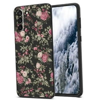 Floral-eust-lišće-plavo-cvijeće-William-Morris-Style-Vintage-Estetic-telefon za Samsung Galaxy S23 +