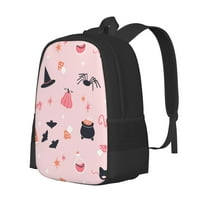 Douzhe Lagan ruksak, ružičasti vještica šešir palice Pumpkin Prints Travel Vanjske planinarske torbe