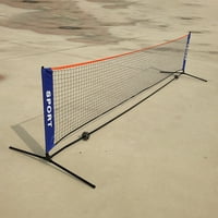 Leky Badminton Net deblji sklopivo jednostavno postavljanje najlonske sportske teniske mreže za crno