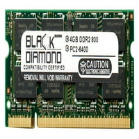 4GB memorijska RAM-a za HP Pavilion Notebook računare DV6-1265SG Zabava 200pin PC2- 800MHz DDR SO-DIMM Black Diamond memorijski modul Nadogradite