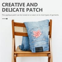 Sjaj cvijet Applique Odjeća za vez za patch naljepnica za šivanje kratka dekor