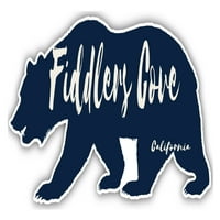 Fiddlers Cove California suvenir 3x frižider magnetni medvjed dizajn