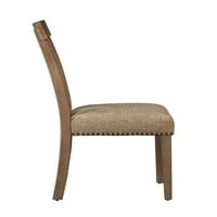 Buyweek Acme Nathaniel bočna stolica, udarena leđa, tkanina i javor 62332