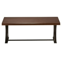 Mikesha stol za kavu, gornja boja: smeđa, vrhunski materijal: proizvedeno drvo