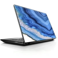 Notebook laptopa Univerzalna kožna naljepnica uklapa se 13,3 do 15,6 Groda izbliza plavih kristala