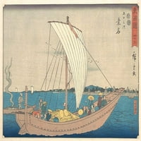 Kuwana Poster Print by Utagawa Hiroshige � Tokio)