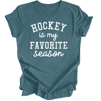 Hokej je moja omiljena sezonska majica, majica hokeja mama, košulja na hokeju, majica unise