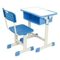 Podesivi studentski stol i kit stolica Plavi