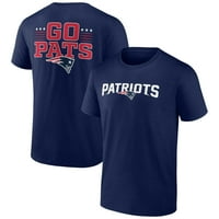 Muška fanatika brendirana mornarica New England Patriots Kućna polja Prednost majica