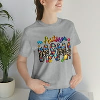 Mama autizma, svijest autizma, neuro raznolikost rodno-neutralna majica