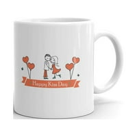 Sretan Dan poljubaca Valentine kava čaj keramičke šolje uredski radni kup poklon 15oz