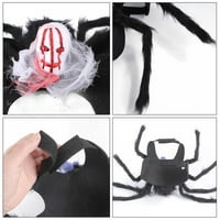 Pas mačka smiješne paukove kostime, simulacija malog psa Simulacije punjene paukove kostime prerušiti