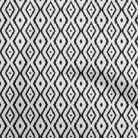 Onuone pamučna kambrska crna tkanina Ikat tkanina za šivanje tiskane plafne tkanine pored dvorišta