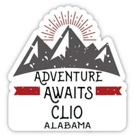 Clio Alabama Suvenir Vinil naljepnica za naljepnicu Avantura čeka dizajn