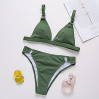 Ženska modna seksi čvrsta boja Split bikini kupaći kostim chmora