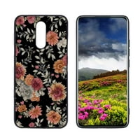 Kompatibilan sa LG K Plus futrolom telefona, vintage-cvjetni-cvijet za muškarce, Fleksibilno silikonsko