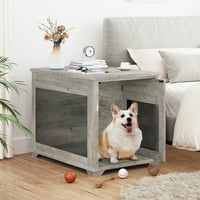 ShiunlingLove nameštaj za pse, dekorativni odgajivačnica za pse za mali srednjeg psa, sive