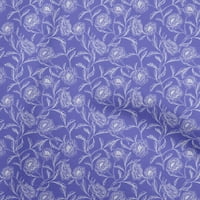 Onuone pamučna kambrska plava tkanina cvjetna DIY odjeća za pretežnu tkaninu tkaninu od dvorišta široko