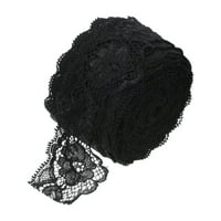 Čipka za dvorišta elastična crna čipka obloga za plovilo, poklon zamotavače, trake za glavu