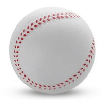 Vežbajte bejzbol pjene Softballs Trening Sportska batina Soft Ball za djecu Tinejdžer Igrači Bijeli