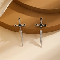 Naušnice za gotske mačevine Vintage Cool punk kristalni uši nakita nakita