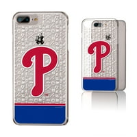 Philadelphia Phillies iPhone Plus 6s Plus Plus Plus Stripe Clear futrola