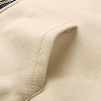 Ženske jakne Modni labavi fit zip up dugih rukava Bloues vrhovi mekani udobni pulover majica
