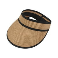 Sunčevi vizir šeširi Žene Veliki rub Ljetna UV zaštita od plaže Kapu na otvorenom na otvorenom