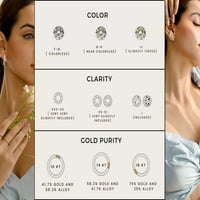 Dimond originalno tanzanit vjenčanje, 14K čvrsti zlatni prsten, vjenčani prsten, obljetni poklon, prsten