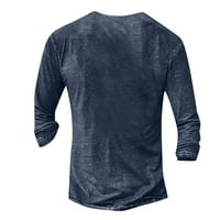 Muška majica T-majice Grafička crtana odjeća 3D Print Casual Wearwed Restred Moda, plava, XXXL