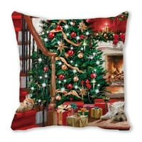 Nova godina Merry Božićni jastuk ukrasi za kućni Xmas Cushion Cover Božićni ormalni jastučnica