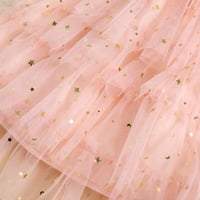 Douhoow 1-6y Kids Girls Princess haljina ruffles mutne rukave za multi-slojenu haljinu
