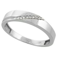 10k bijeli zlatni dijamant trio vjenčani prsten set njegove i njene dame veličine 10