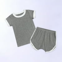 Loopsun kratkih rukava Okrugli blusi i majica za dijelove djece dječje dječake Djevojke modne slatke