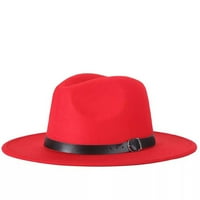 Fedora Hat Podesivi britansko stil Jazz Cap Cap Costum Pribor Streetwear