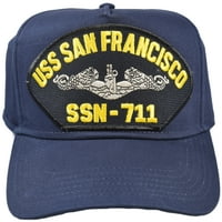 San Francisco SSN- Brodski šešir - mornarička plava