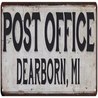 Dearborn, Mi Post Office Sign Vintage 206180011311