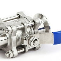 KF vakuumski kuglični ventil Stezaljka od nehrđajućeg čelika za kozmetiku Hemijska industrija