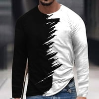 Viadha New Fashion Muška majica dugih rukava sa labavim okruglim vratnim pulovernim nalogom Top bluze
