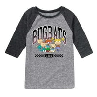 Rugrats - Checkers - grafička majica mališana i omladine Raglan