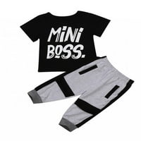 Eleluny Kids Baby Boys majica TOP-ovi harem hlače postavljeni odjeća casual odjeća dijete muško