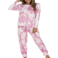 Voguele dame noćna odjeća elastična salon za struku PJS Sleep odjeća za spavanje Pajamas setovi plaid