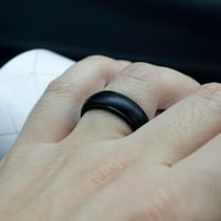 Novi muškarci silikonski prstenovi 7- Veličina hipoalergenijski fleksibilni vjenčanje Muškarci Gumeni Y9O5