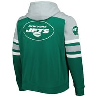 Muški starter Green New York Jets Extreme Full-Zip Hoodie jakna